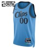 NBA Los Angeles Clippers Trikot Personalisierung Nike 2024-25 City Edition Blau Swingman - Kinder